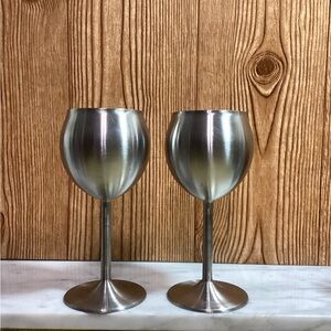 Endurance 18/18 Stainless Wine Goblets set of 2 7”